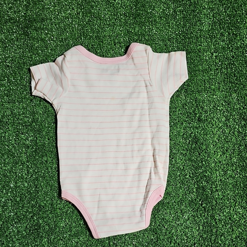 Pink Striped Bunny Onsie - Picture 4 of 6